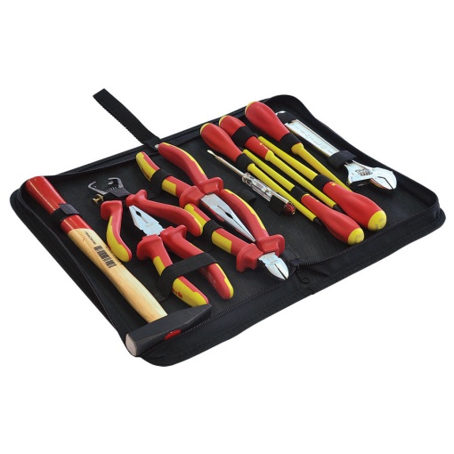 Trusa pentru electrician MOB TSE1 VDE-1000 V - 320×190×45, 12 scule