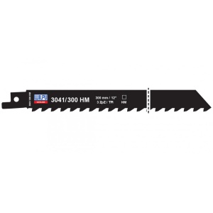 3041/300 HM Panza HM/T.C.T. pentru fierastrau sabie pentru materiale de constructii, DIM 300 x 19 x 1.3 mm