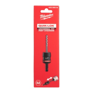 Adaptor Milwaukee QUIK-LOK 3/8'' 9.5 mm Hex cu burghiu pilot si adaptoare S - Img 6