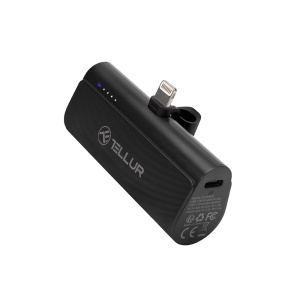 Baterie externă Tellur PD203 5000mAh, QC3.0 18W + PD20W, Lightning, negru - Img 12