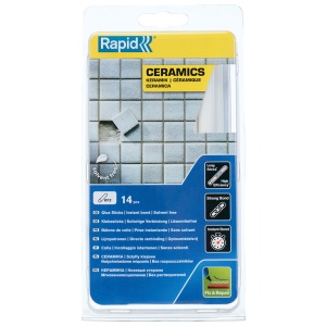 Baton silicon profesional Rapid Ceramica poroasa, alb, O12mm x 190mm, baza EVA, 14 buc blister 5001414