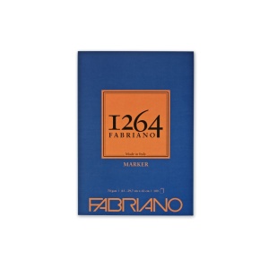 Bloc desen 1264 Marker, A3, 70gr, 100 file, fără spirală Fabriano - Img 1