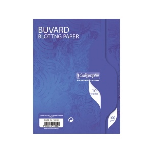 Bloc hârtie sugativă 16 x 21 cm, 10 file, 100 g, Clairefontaine Calligraphe 7000 - Img 1
