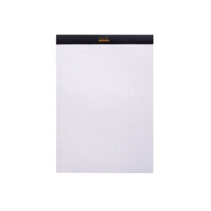 Blocnotes A4, capsat, 80 file, N°18, Rhodia black - Img 2