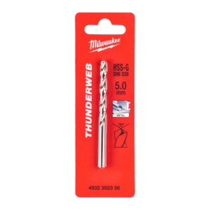 Burghiu metal Milwaukee THUNDERWEB HSS Ground - DIN338 Ø 5x52x86 mm - Img 2