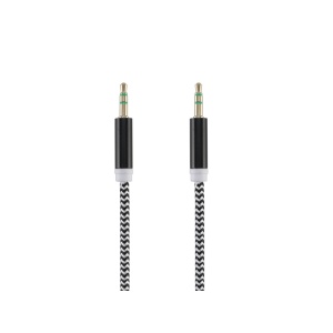 Cablu audio Tellur Basic jack 3.5mm, 1m, negru - Img 1