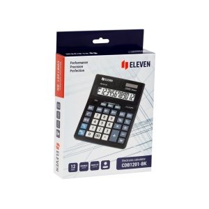 Calculator de birou 12 digiți, 205 x 155 x 35 mm, Eleven CDB1201-BK - Img 6