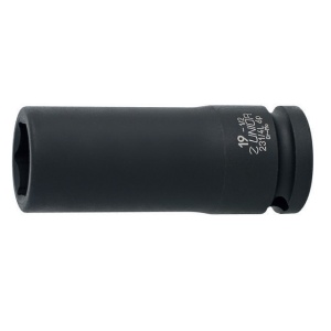 Cap cheie tubulara de impact lungi Unior 1/2", 19mm L78mm