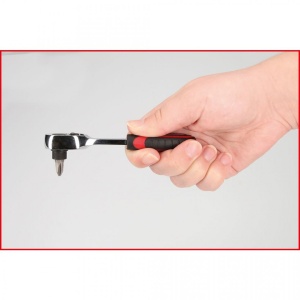 Cap de clichet cu schimbare de directie cu bit KS Tools 1/4", KS TOOLS, 115 mm - Img 8