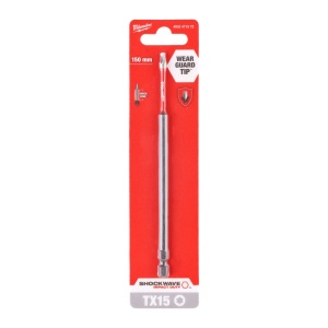 Cap surubelnita Torx (TX) Milwaukee SHOCKWAVE TX15 x 150 mm - Img 2