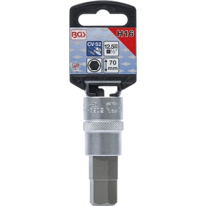 Capat cheie tubulara 1/2" cu varf imbus, 16 mm, lungime 70 mm - Img 3