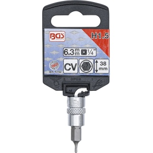 Capat cheie tubulara 1/4" cu varf imbus, 1.5 mm - Img 3