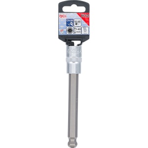 Capat cheie tubulara BGS 1/2" cu varf imbus sferic, 12 mm, lungime 140 mm - Img 2