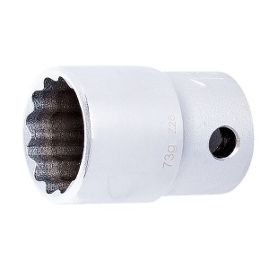 Capete chei tubulare Unior 190/1 12P-H 1/2" cu 12 laturi, DIM 3/8"