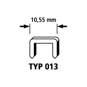 Capse plate Wolfcraft 7056000, tip 013, 6 mm, 2000 buc - Img 2