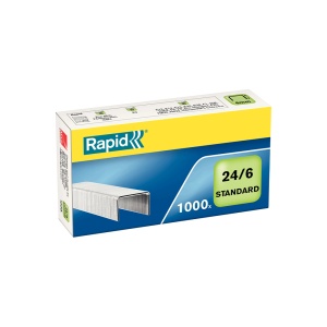 Capse Rapid 24 6 Standard, otel galvanizat, 1000 bucati cutie 24855600