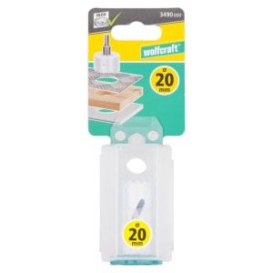 Carota bimetal Wolfcraft 3490000, diametru D 20 mm, adancime de taiere 40 mm, filet 1/2" - Img 3