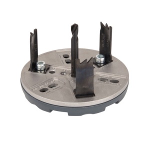 Carota de taiere reglabila pentru instalatii electrice Wolfcraft 5983000, D35, 65, 68, 74, 76, 83 mm adancime taiere 30 mm, tija triunghiulara D 8.5 mm - Img 4