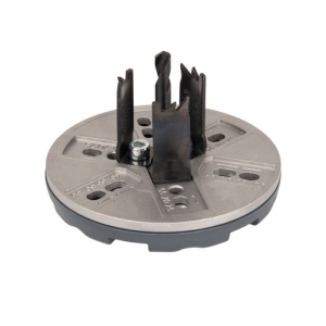 Carota de taiere reglabila pentru instalatii electrice Wolfcraft 5983000, D35, 65, 68, 74, 76, 83 mm adancime taiere 30 mm, tija triunghiulara D 8.5 mm - Img 5