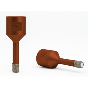 Carota diamantata pt. gresie portelanata & piatra - diam. 8mm -cu ceara- Profesional Standard - DXDY.REDrill.08