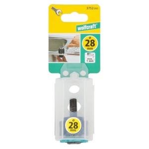 Carota pentru baterii sanitare Wolfcraft 3752000, D 28 mm - Img 3