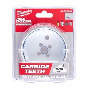 Carote HOLE DOZER™ cu dinți din carbură Milwaukee (Ø (mm): 89, Adâncimea max. de tăiere (mm): 41) - Img 2