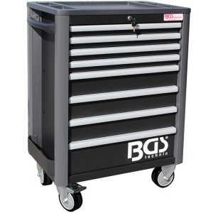 Carucior pentru scule "Pro Exclusive", 8 sertare, cu 259 scule - Img 13