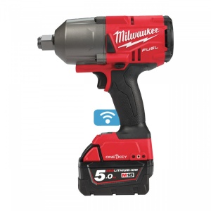 Cheie cu impact ¾˝ Milwaukee ONE-KEY™ M18 FUEL™ ONEFHIWF34-502X, cuplu 2034 Nm, livrata cu acumulatori, valiza