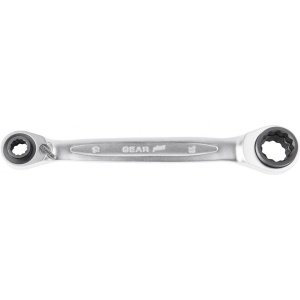 Cheie dublă inelară cu clichet 4 în 1 KS Tools GEARplus cu schimbare de direcție, 10x13x17x19mm, 10-19 mm - Img 3