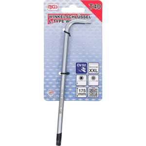 Cheie dubla (torx si torx cu gaura) tip L, extra lunga, T40 - Img 2