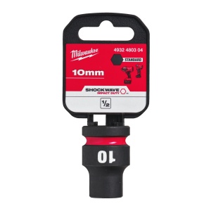 Cheie tubulara de impact 1/2" MILWAUKEE SHOCKWAVE™ IMPACT DUTY 10 mm L38mm - Img 2