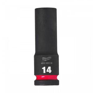 Cheie tubulara de impact 1/2" MILWAUKEE SHOCKWAVE™ IMPACT DUTY - lungi 14 mm L78mm