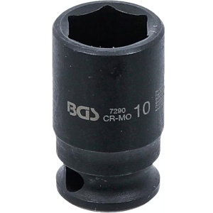 Cheie tubulara de impact BGS 10mm, 1/4"