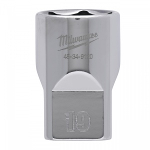 Cheie tubulară Milwaukee 1/2, sistem metric, 19mm, scurtă