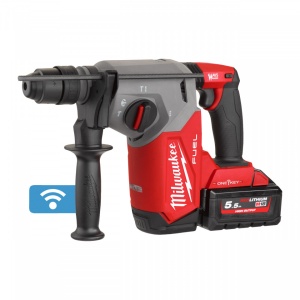Ciocan rotopercutor SDS-Plus 26 mm cu 4 funcții și mandrină FIXTEC™ ONE-KEY™ M18 FUEL™ M18 ONEFHX-552X, echipat, 2 baterii, incarcator, valiza - Img 3
