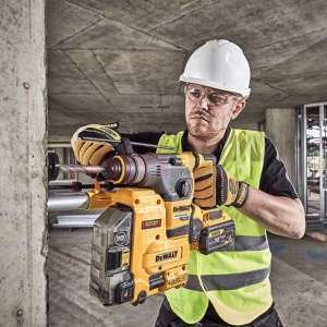 Ciocan rotopercutor SDS-Plus Dewalt DCH335X2, 3.5 J, 30 mm, cu 2 acumulatori XR Flexvolt 54 V / 9.0 Ah, sistem de extragere a prafului - Img 4