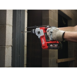 Ciocan rotopercutor SDS-Plus Milwaukee M18 BH-402C, 1.2 jouli, livrat cu acumulatori, valiza, 2 functii - Img 14