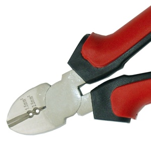 Cleste BGS cu taietura laterala, dezizolant, 165 mm - Img 2