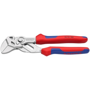Cleste-Cheie cromat, manere multicomponent, KNIPEX, 1 1/2", 180 mm - Img 1
