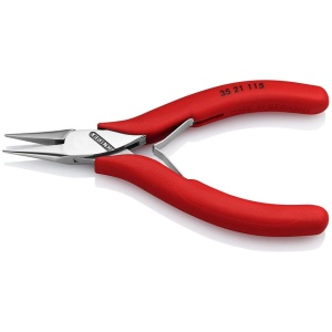 Cleste electronica, cioc semirotund, KNIPEX, 115 mm - Img 3