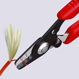 Cleste pentru dezizolat cabluri din fibra optica, KNIPEX, 130 mm - Img 4