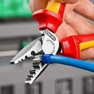 Cleste sertizat ferule, izolat la 1000 V, KNIPEX, 0.25 - 16.0 mmp, 180 mm - Img 3