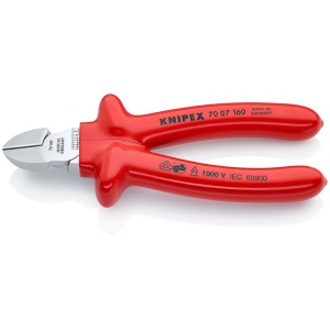 Cleste sfic, cromat, izolata prin imersie la 1000 V, KNIPEX, 160 mm