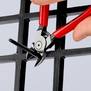 Cleste sfic pentru taiat plastic, KNIPEX, 140 mm - Img 4