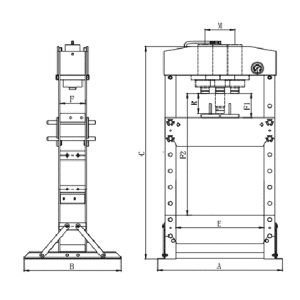CP86XXX series - Workshop Presses - Pump Driven - Img 2