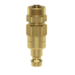 Cupla rapida mini tata Ludecke ESM_4_SQAB, DN 5, furtun 4x6 mm, inchidere dubla