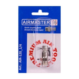 Cupla rapida tata Airmaster AIR-120_1/4, filet exterior G 1/4" - Img 3