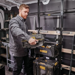 Cutie depozitare Dewalt DWST83342-1, TOUGHSYSTEM 2.0, DS 400, 550 x 336 x 408 mm, 55 L - Img 2