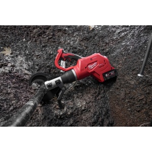 Cutter hidraulic pentru cablu + telecomanda cu acumulator Milwaukee M18 HCC75R-502C, taie cablu Al/Cu ∅ 75 mm, livrat cu acumulatori, valiza - Img 8
