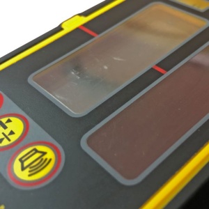 Detector laser Stanley FatMax LD200 , cu clema de sustinere, display zgaraiat - Img 2